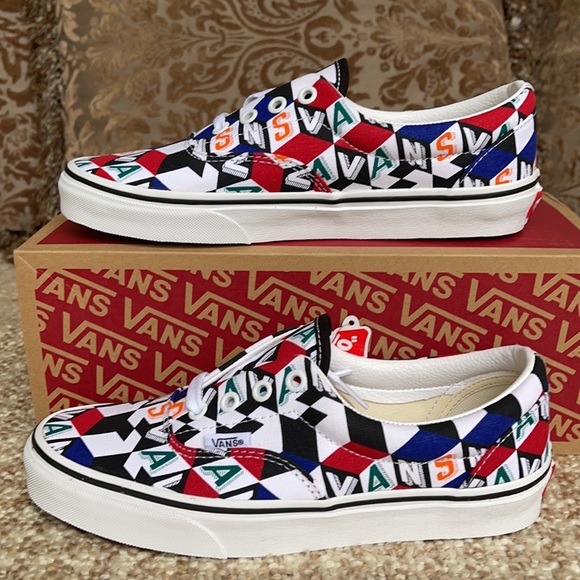 Vans Era Checker Cube Multi/True White WMNS - Picture 2 of 16